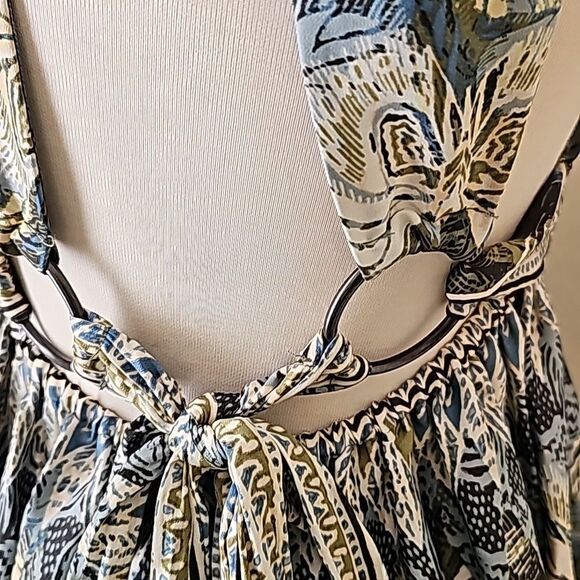 FREE PEOPLE PLUNGING HALTER DRESS, xs - Picture 5 of 11